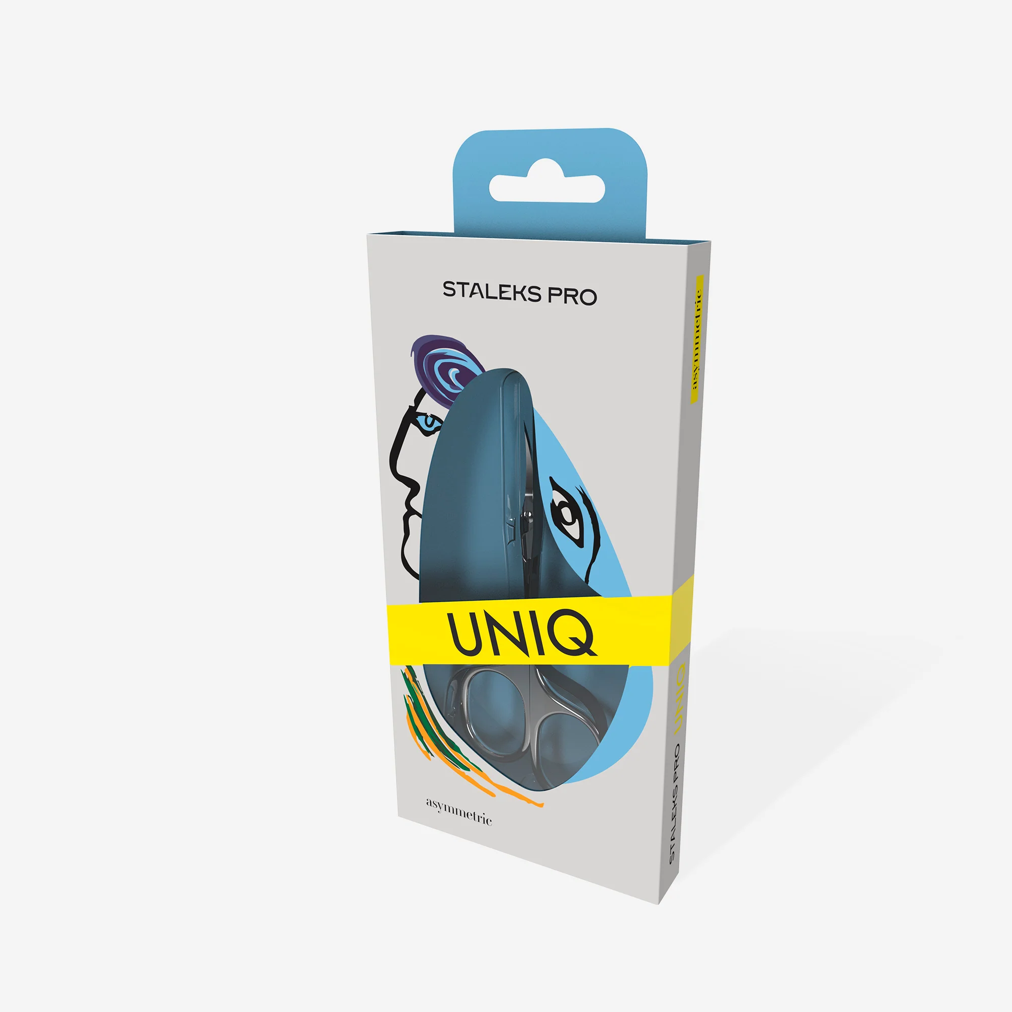 Professionelle Nagelhautschere "Asymmetric" UNIQ 30 TYPE 4